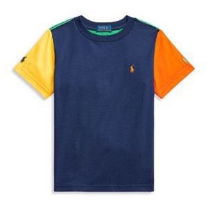 Ralph Lauren Boys Short Sleeve Colorblock T-Shirt Size 6